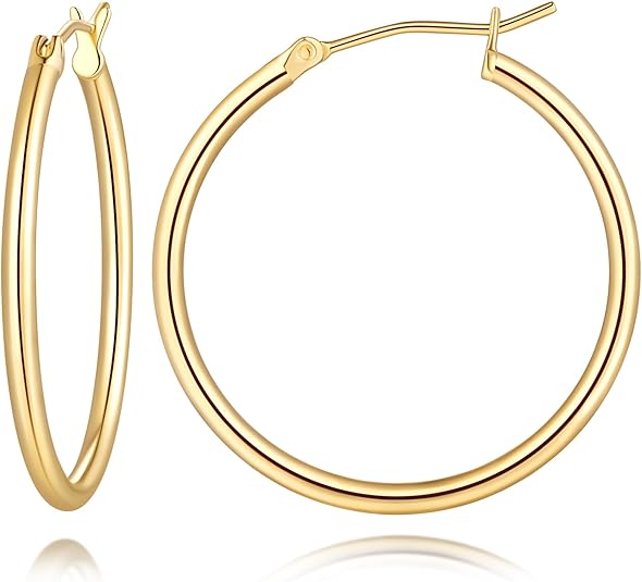 RAYSAM Gold Hoop Earrings