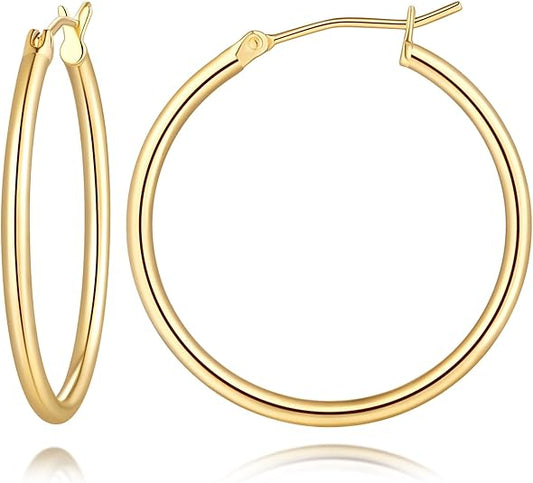 RAYSAM Gold Hoop Earrings